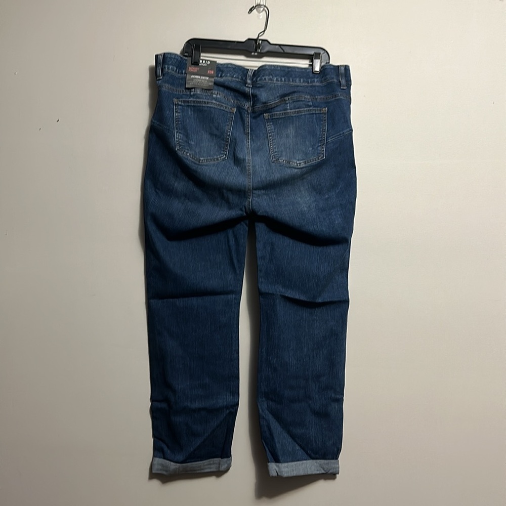 Torrid bombshell straight denim jeans 20 regular premium stretch New - Picture 5 of 5